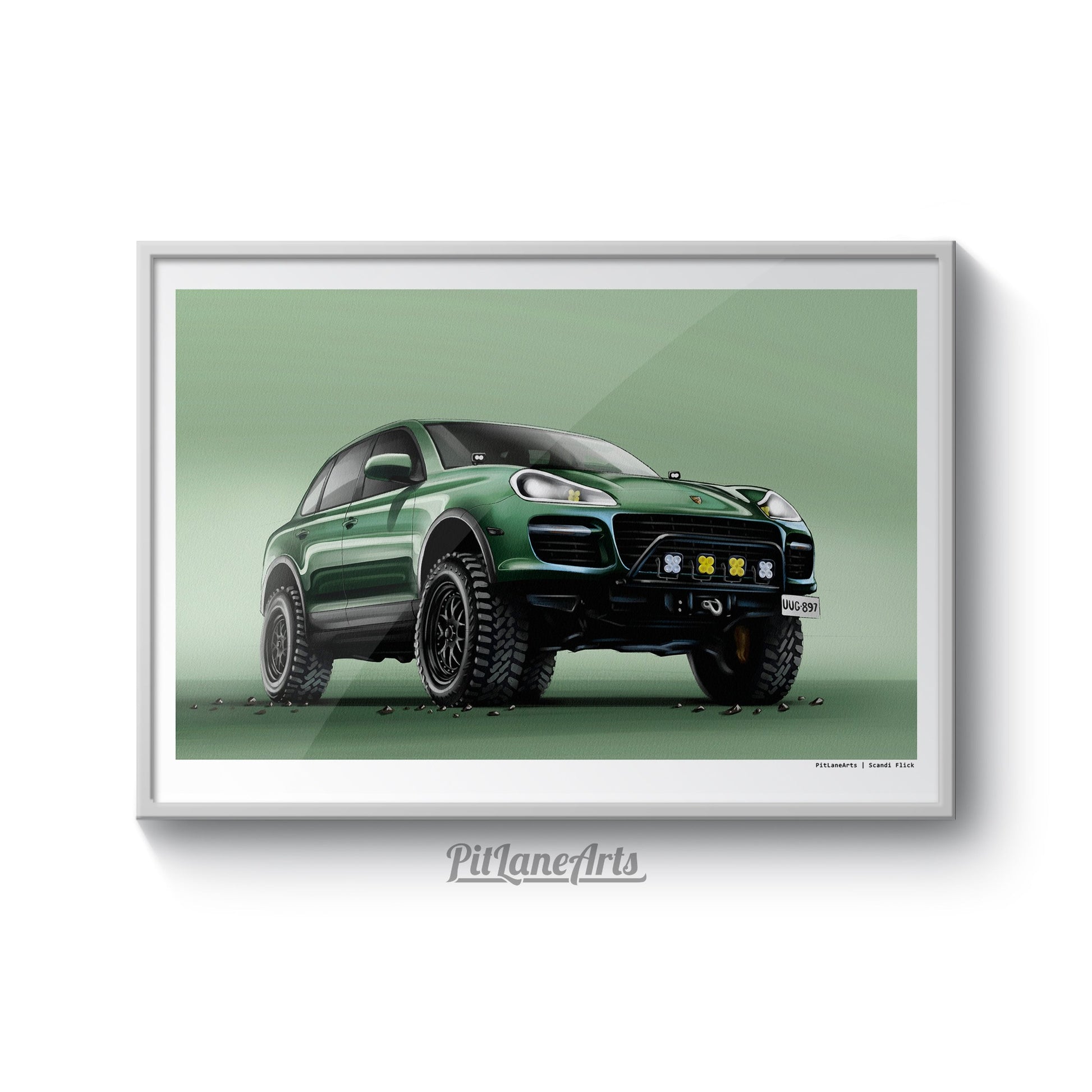 Roni Cayenne Landscape print