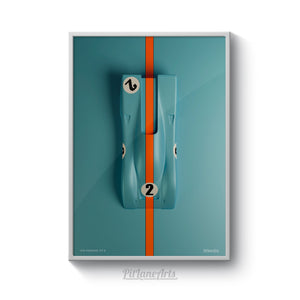 Porsche 917 K  Sculpture Artwork Gulf Edition