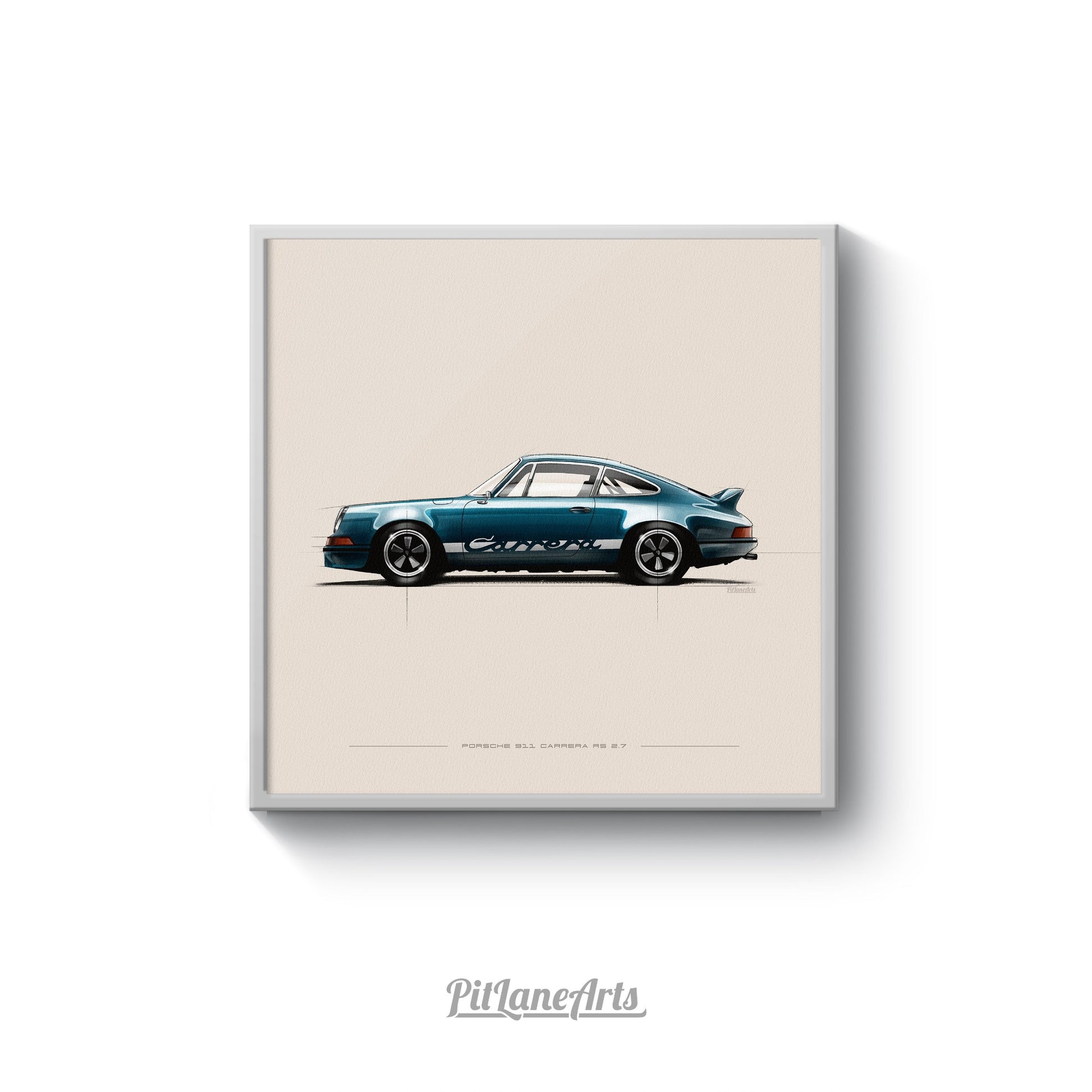 porsche 911 carrera rs illustration