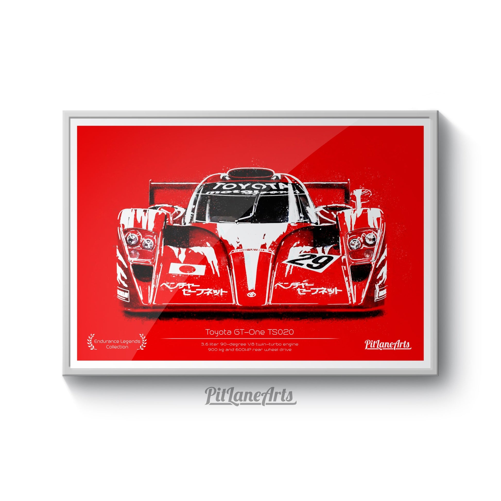 Toyota GT-One illustration print