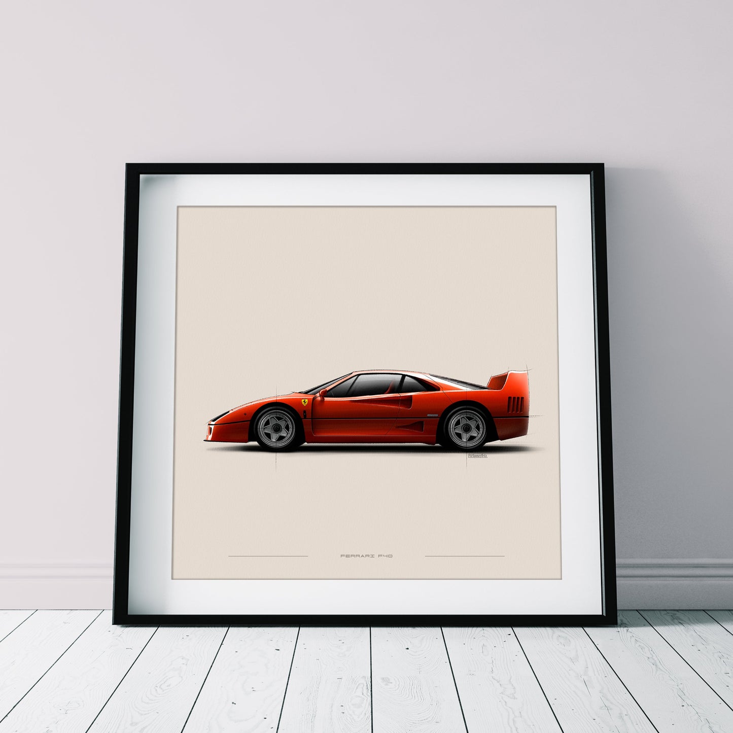 ferrari f40 poster