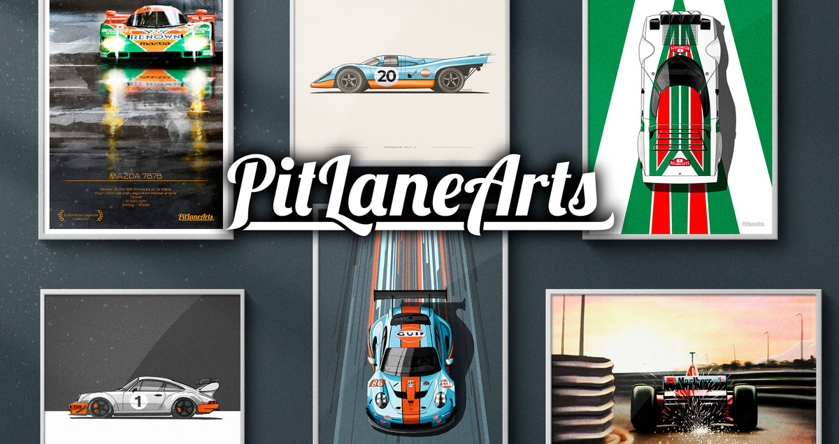 PitLaneArts | Premium Motorsport Art Prints & Car Posters