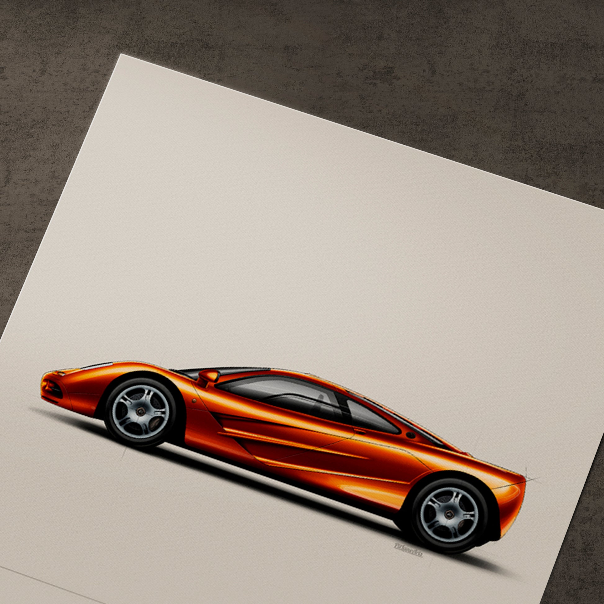 McLaren F1 print