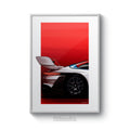 Porsche 911 GT3 R Rennsport art print on white background