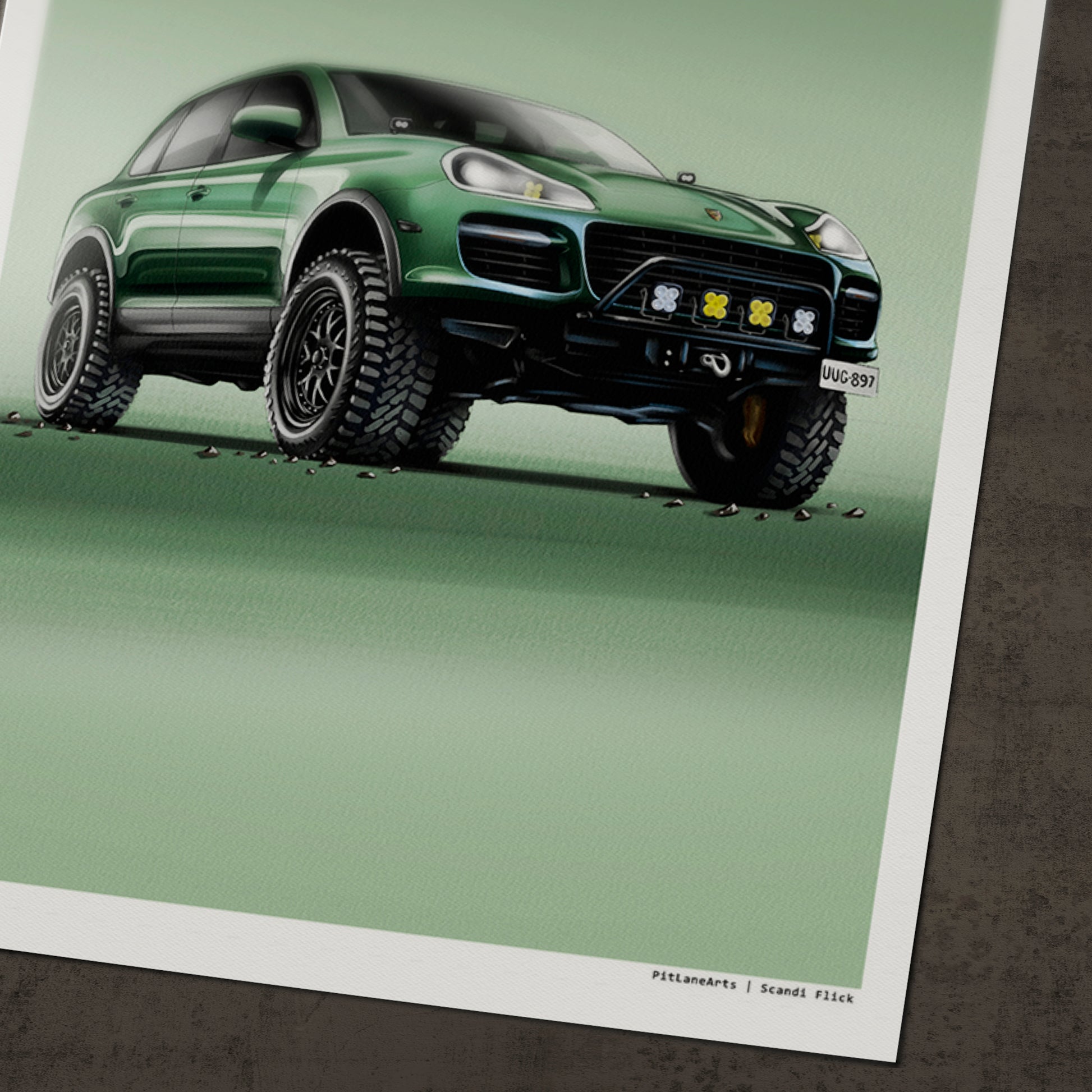 Roni Cayenne Portrait print