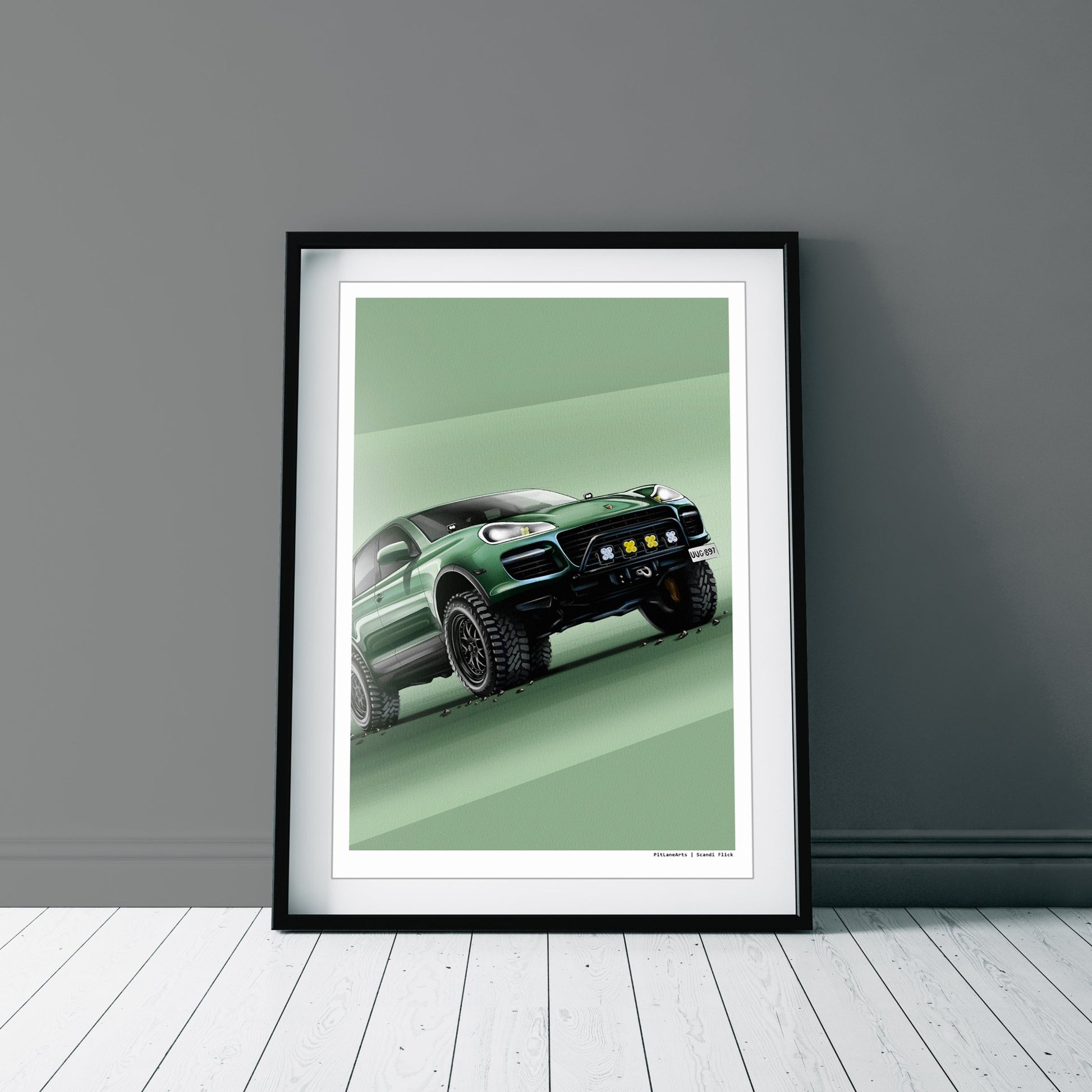 Roni Cayenne portrait tilted print