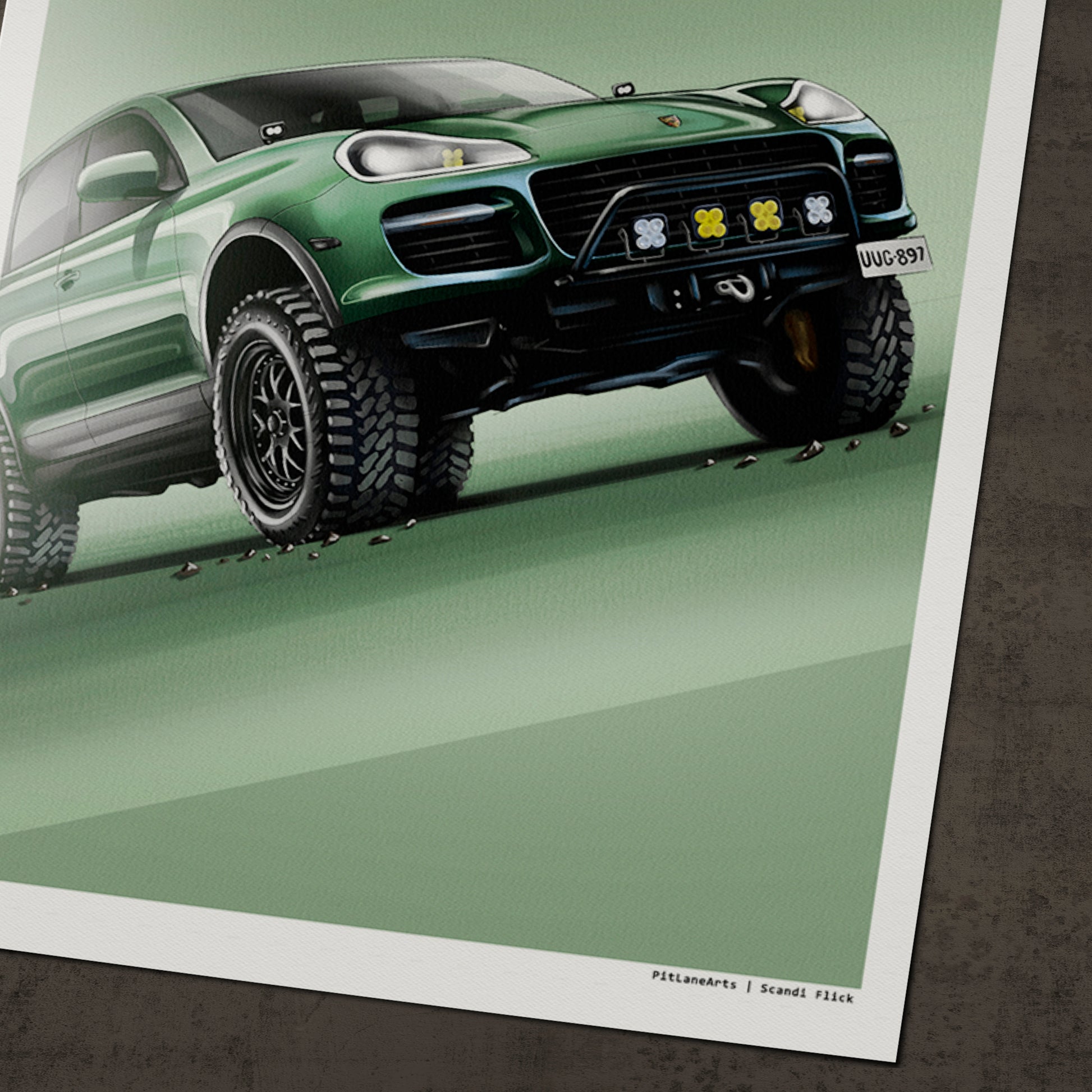 Roni Cayenne portrait tilted print