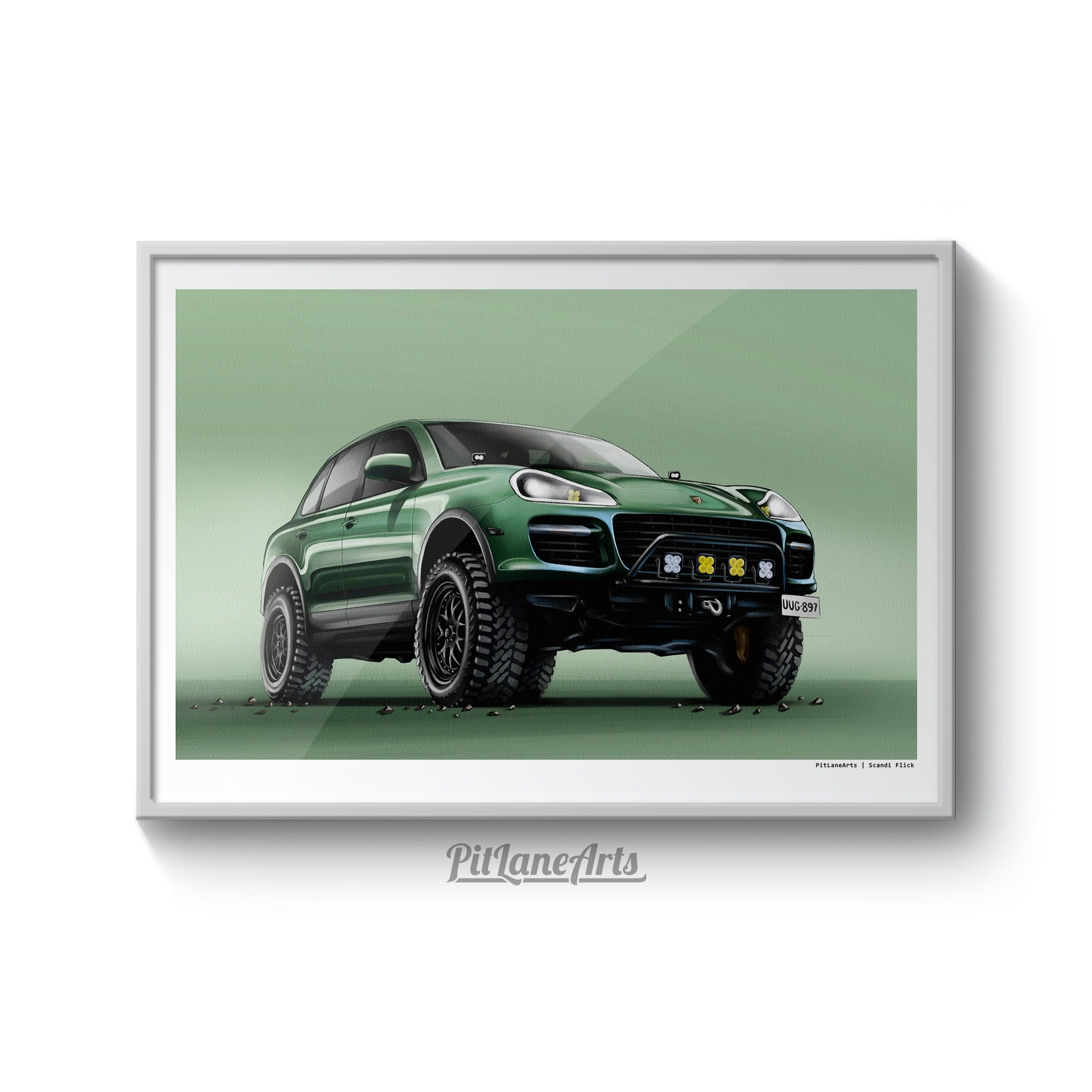 Roni Cayenne Landscape print