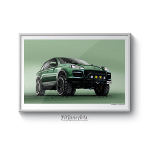 Roni Cayenne Landscape print
