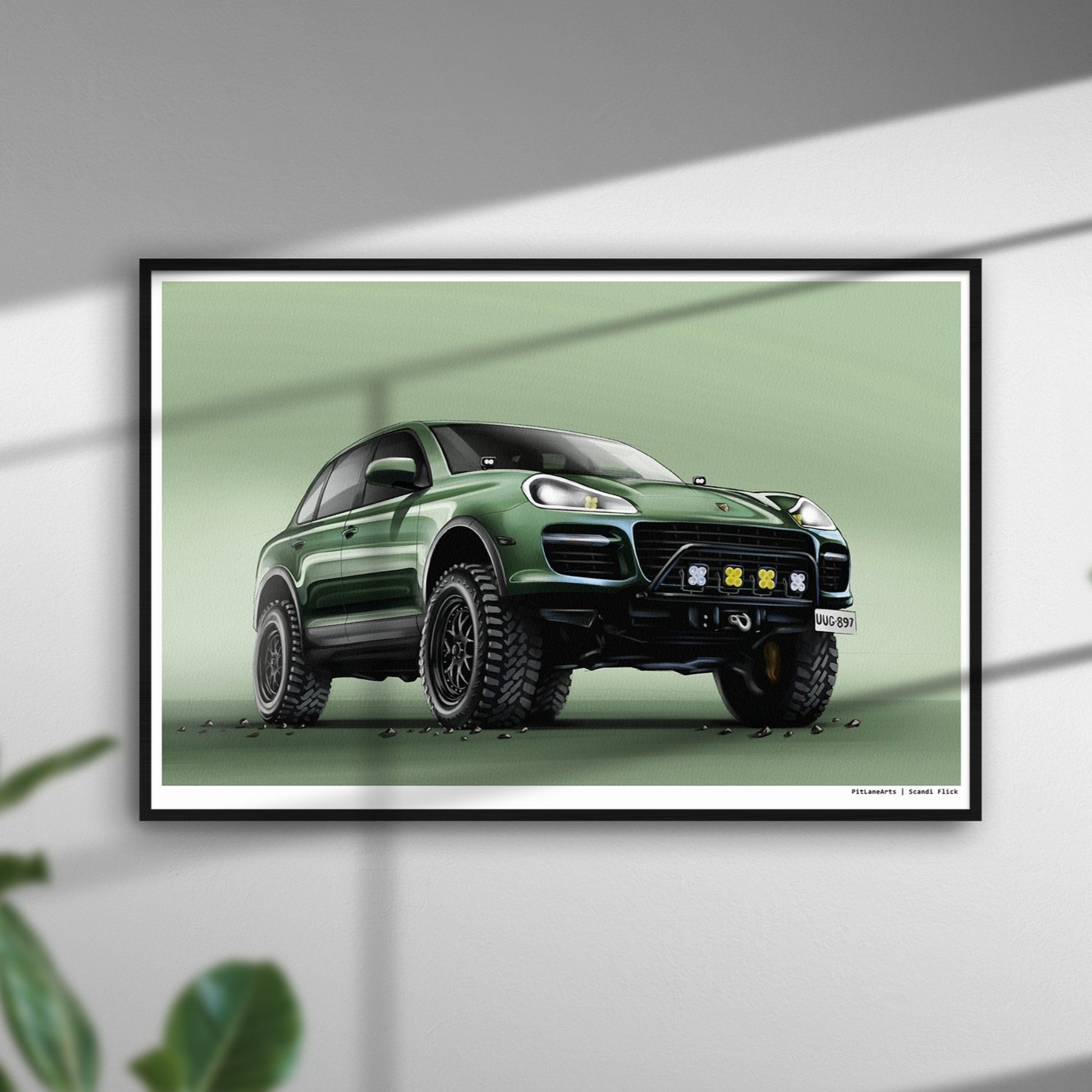 Roni Cayenne Landscape print