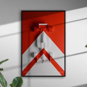 McLaren MP4-4 Race Car Artwork