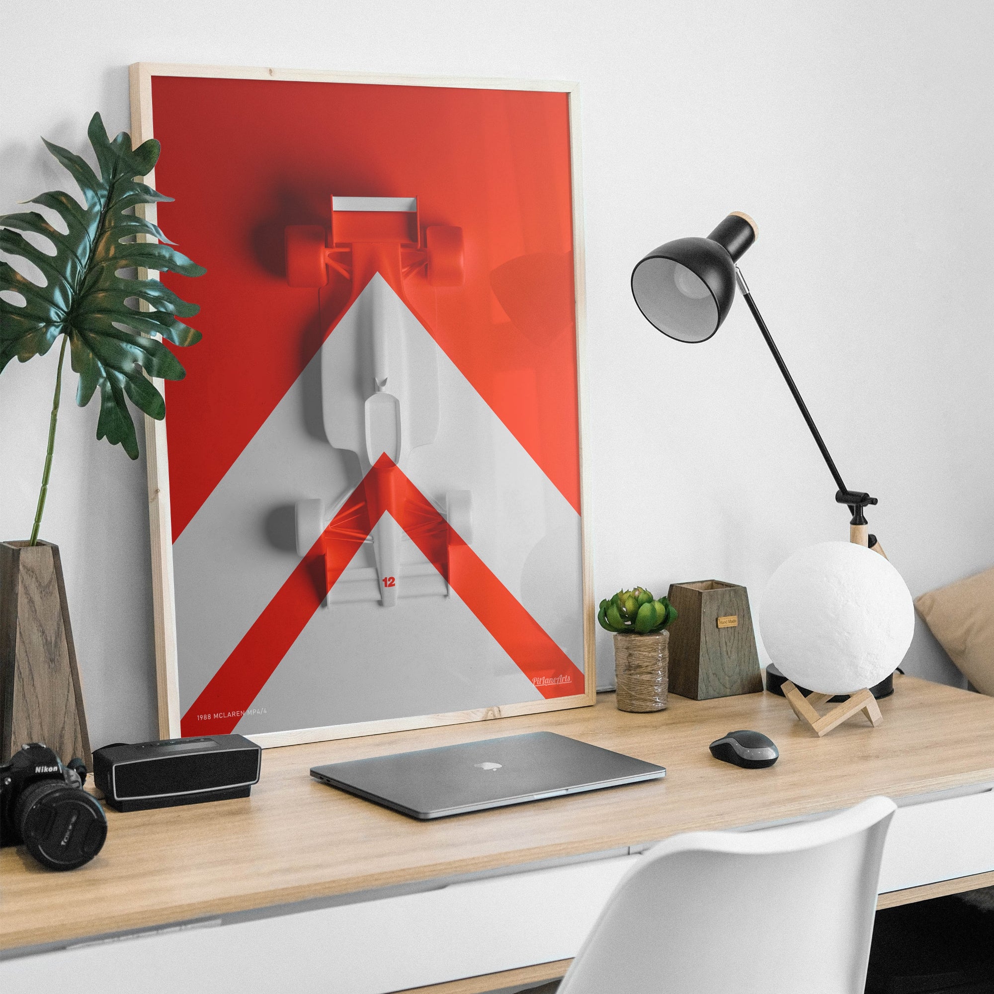 McLaren MP4-4 Race Car Artwork