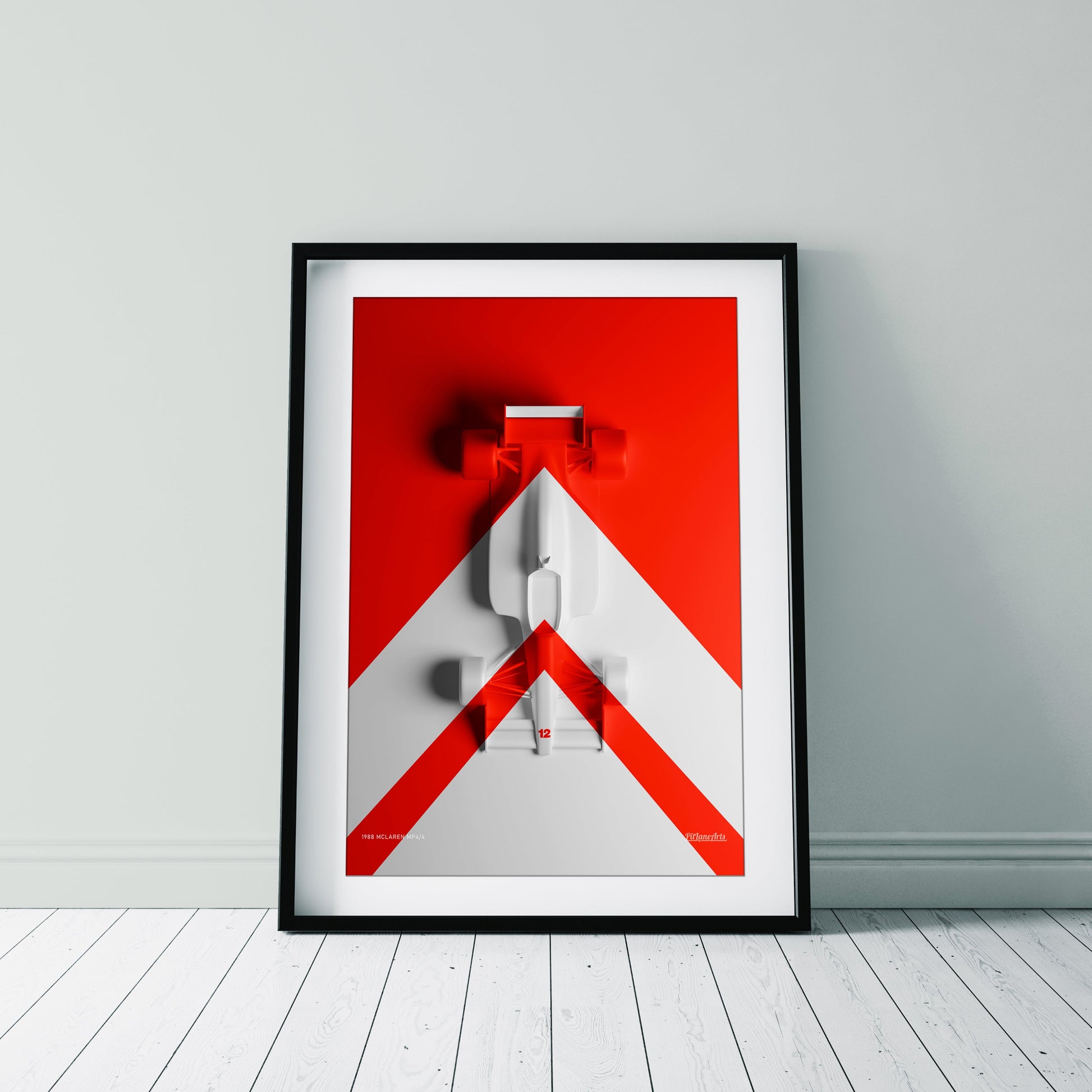 McLaren MP4-4 Race Car Artwork