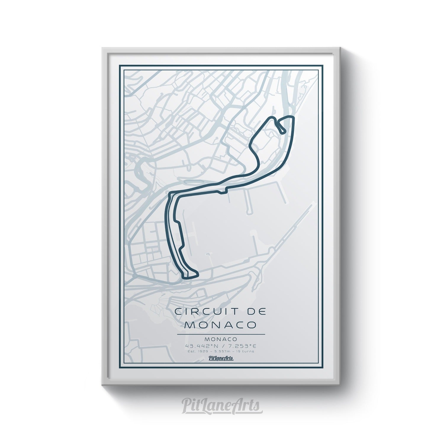 monaco circuit white