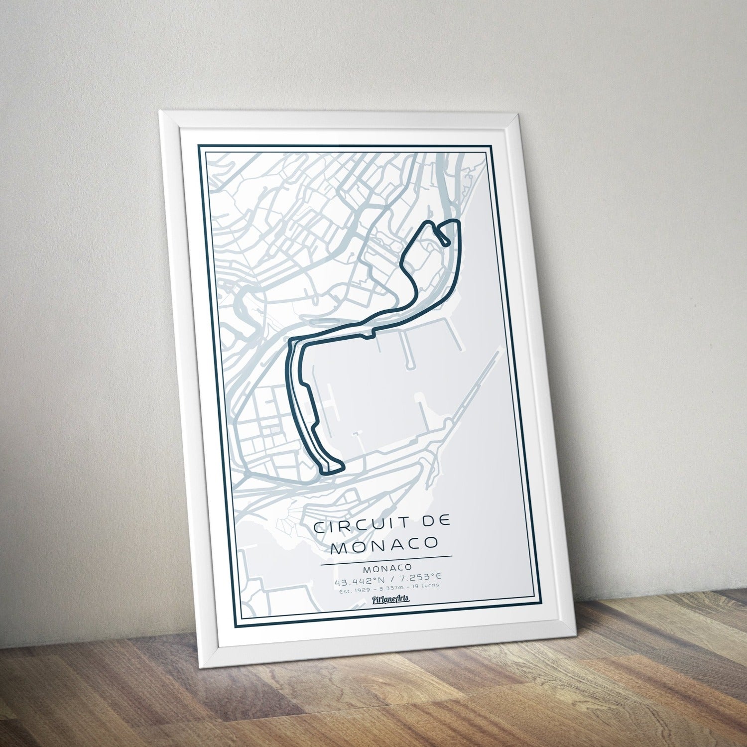 monaco circuit white