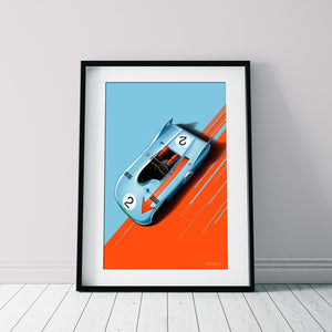 Porsche 908 print