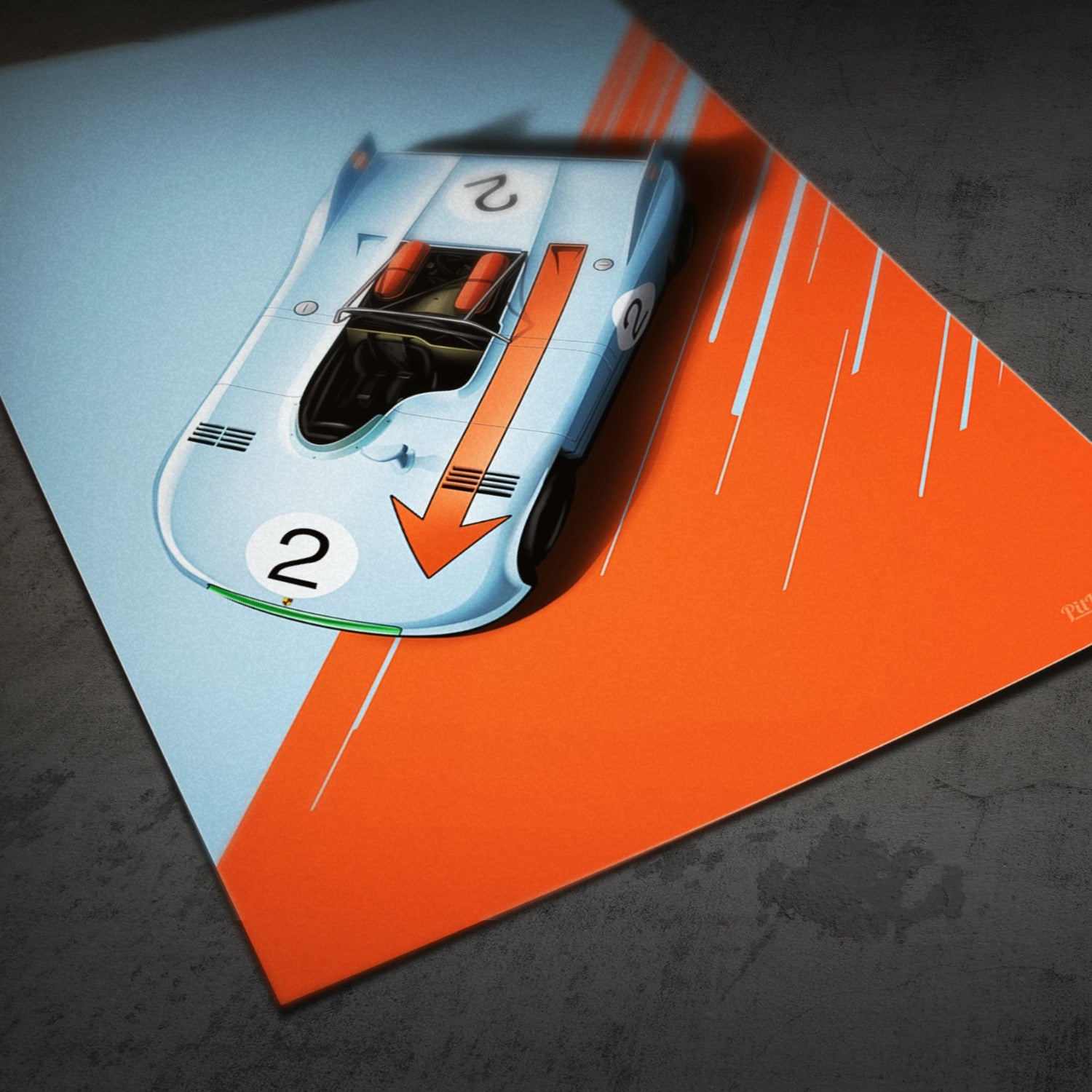 Porsche 908 print