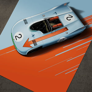 Porsche 908 print