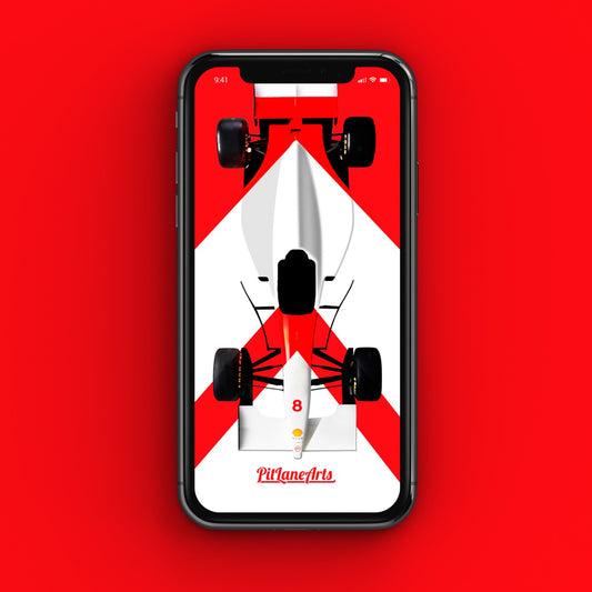 Ayrton Senna smartphone wallpaper