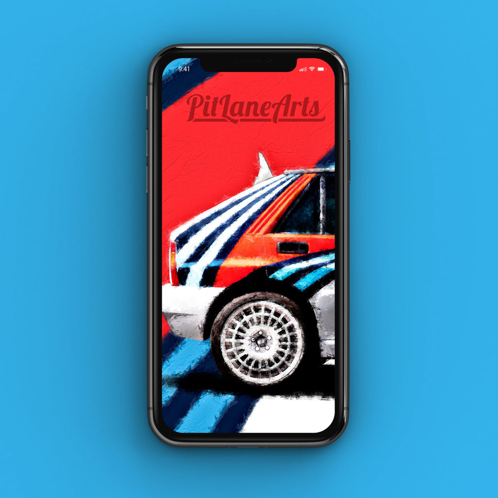 Lancia Delta Integrale smartphone wallpaper