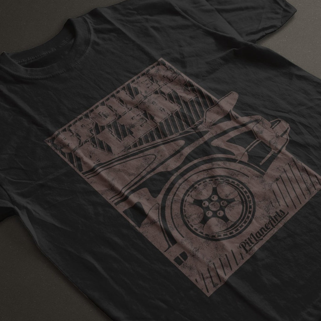 Black Classic 911 Turbo T-shirt Close up