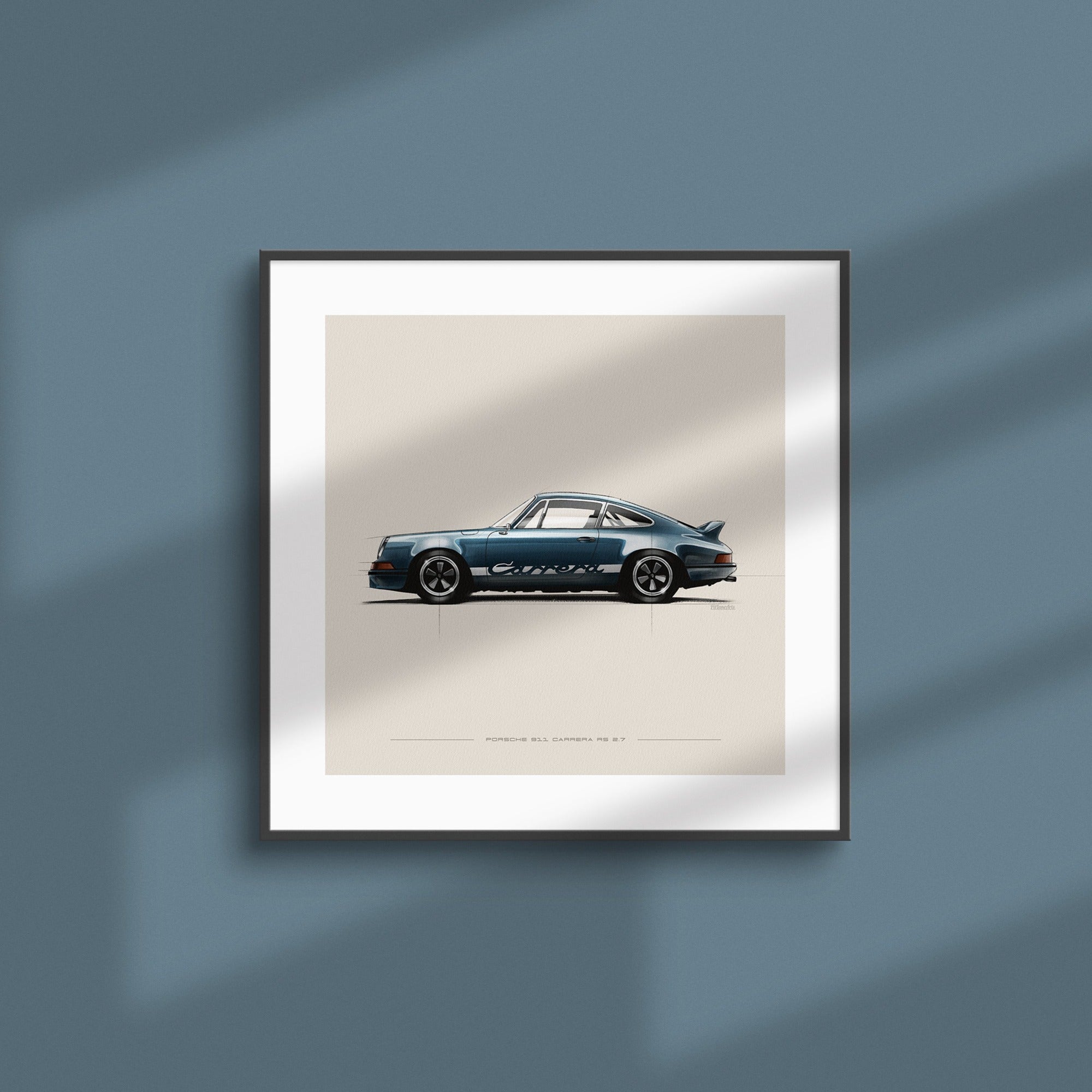 porsche 911 carrera rs illustration