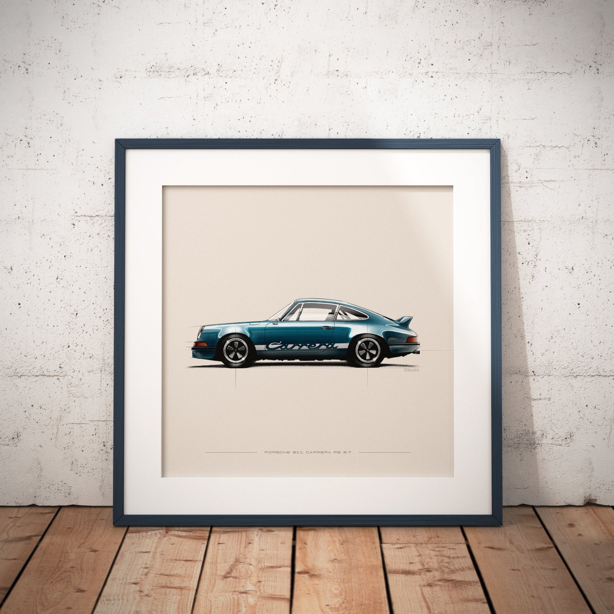 porsche 911 carrera rs illustration
