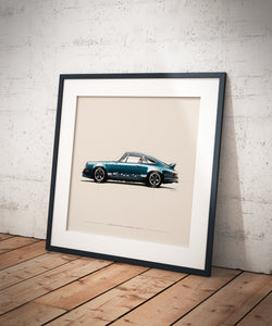 porsche 911 carrera rs illustration
