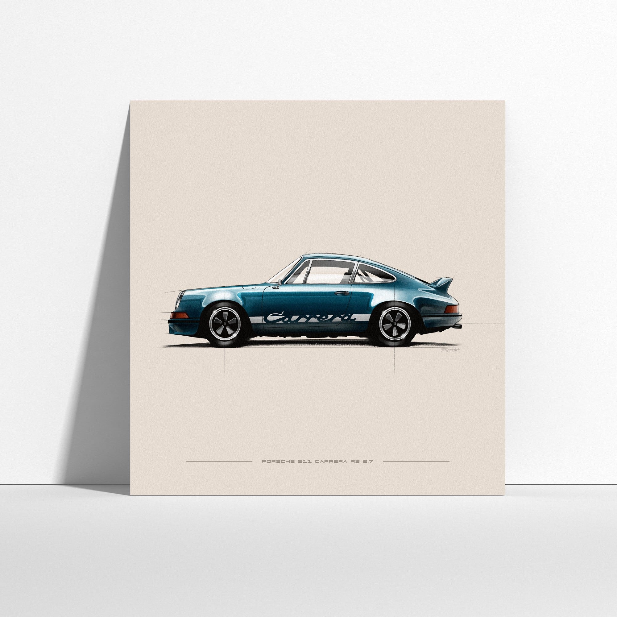 porsche 911 carrera rs illustration