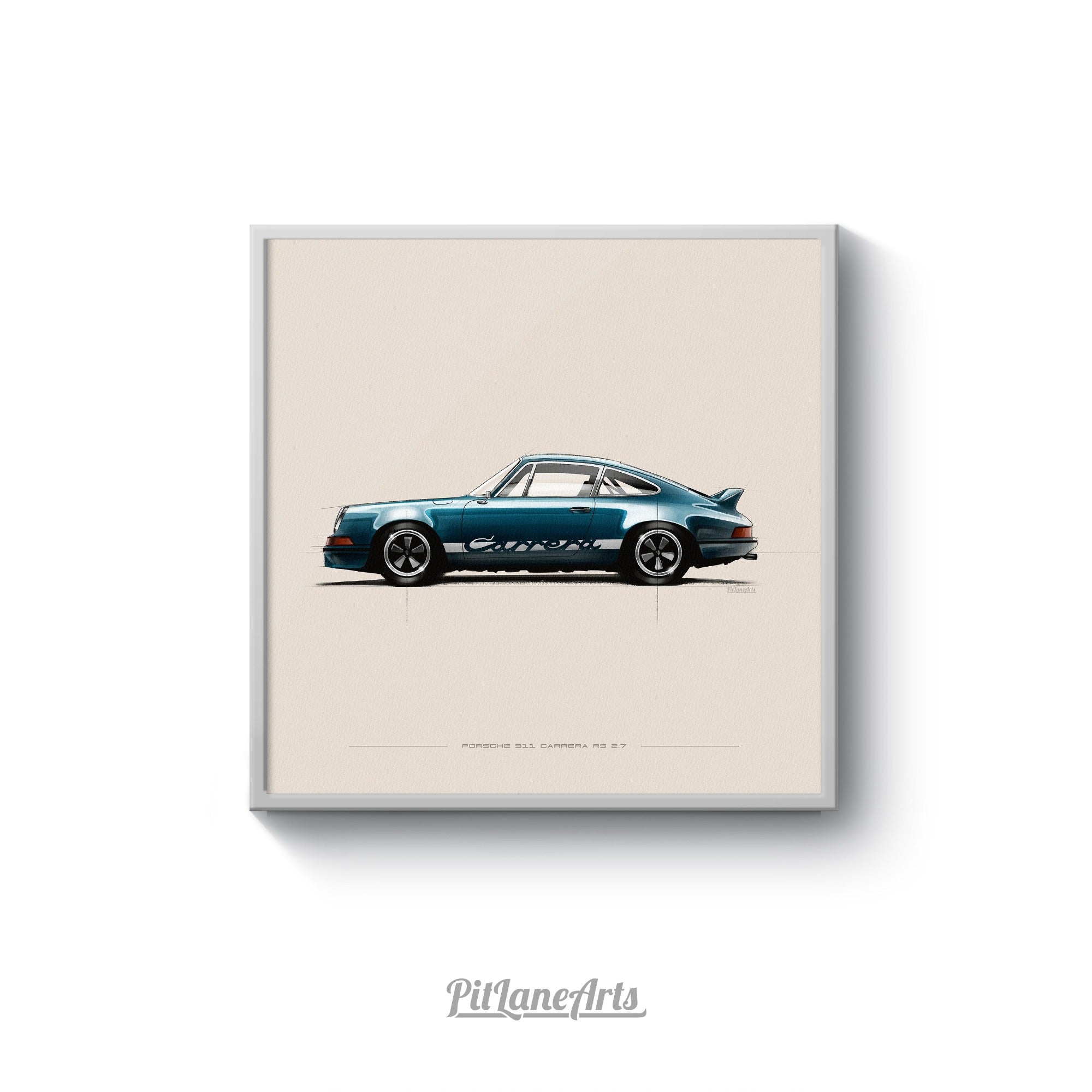 porsche 911 carrera rs illustration