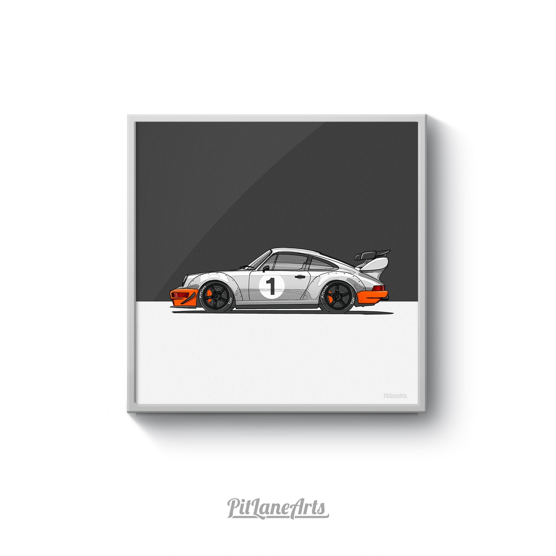 Porsche 911 street racer print