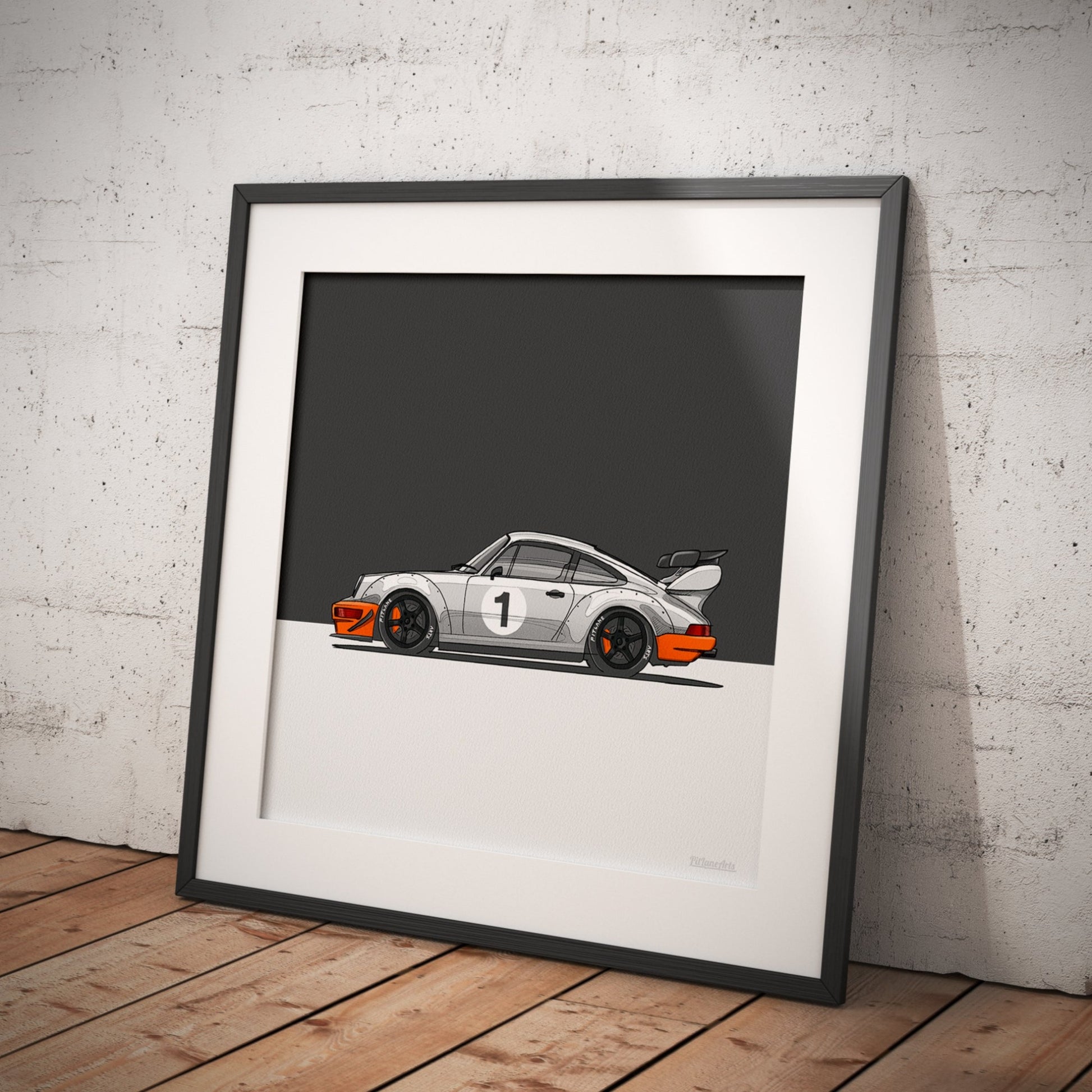 Porsche 911 street racer print