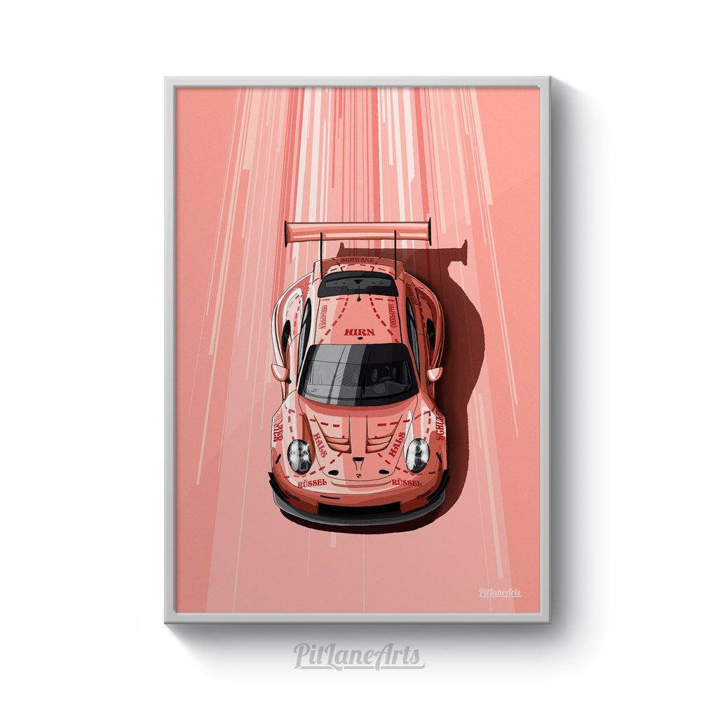 Porsche 911 RSR Pink Pig Print