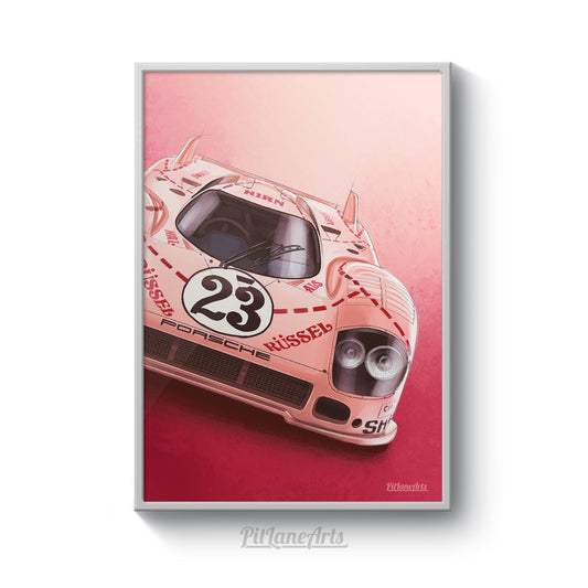 917 pink pig print