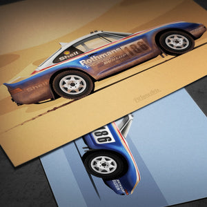 Porsche 959 Dakar Print