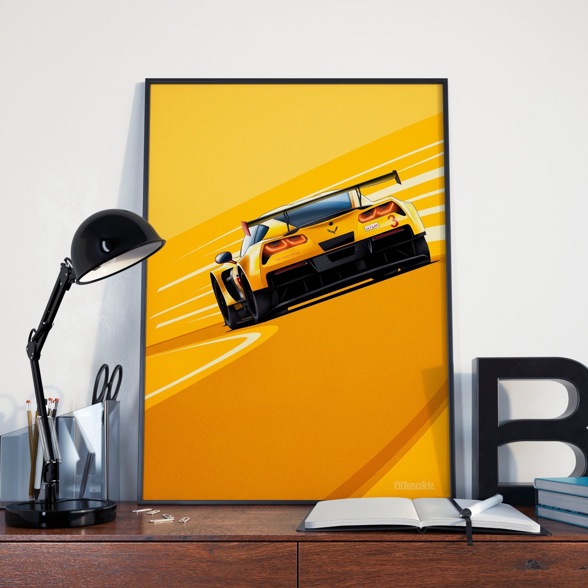 Corvette C7 R Race car print