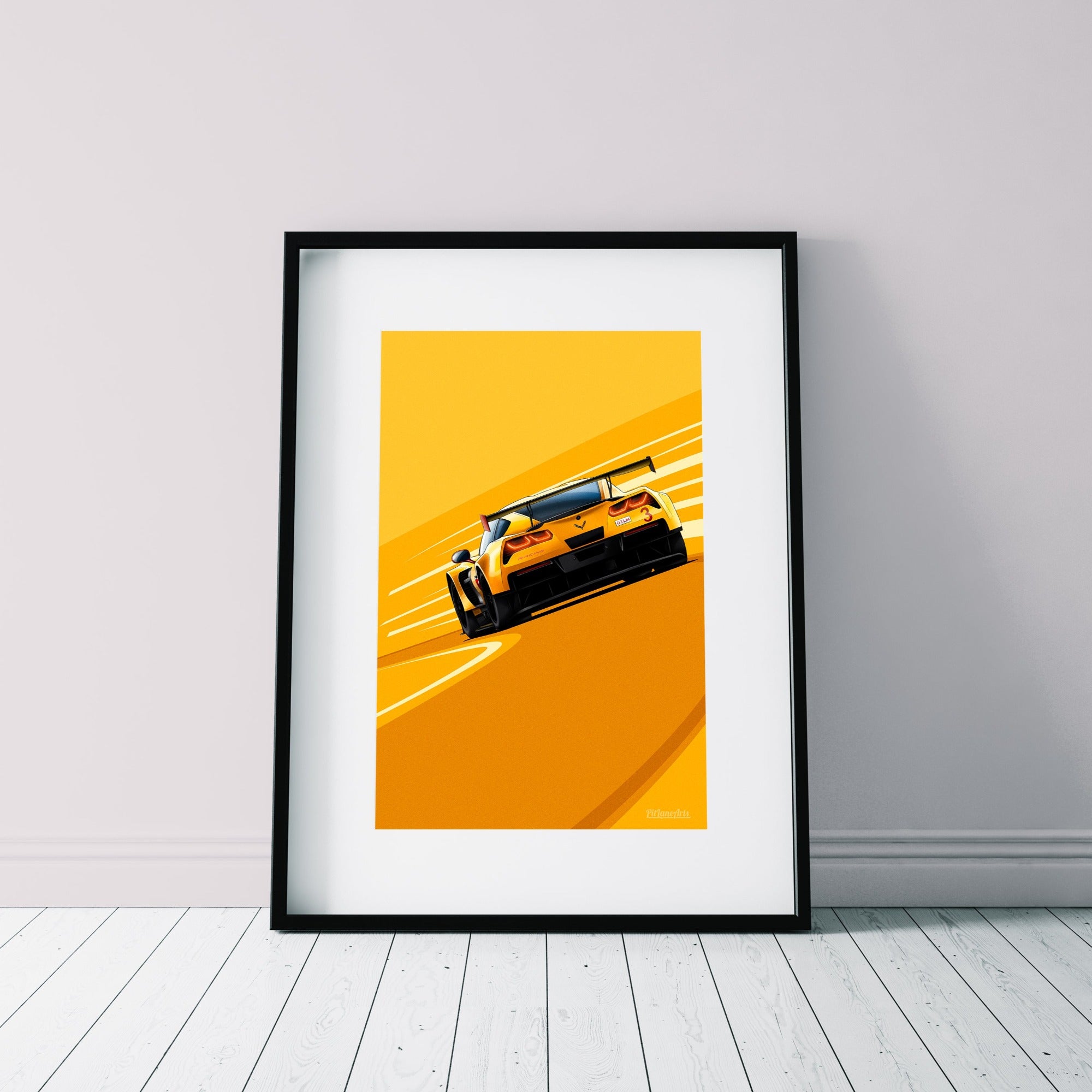 Corvette C7 R Race car print