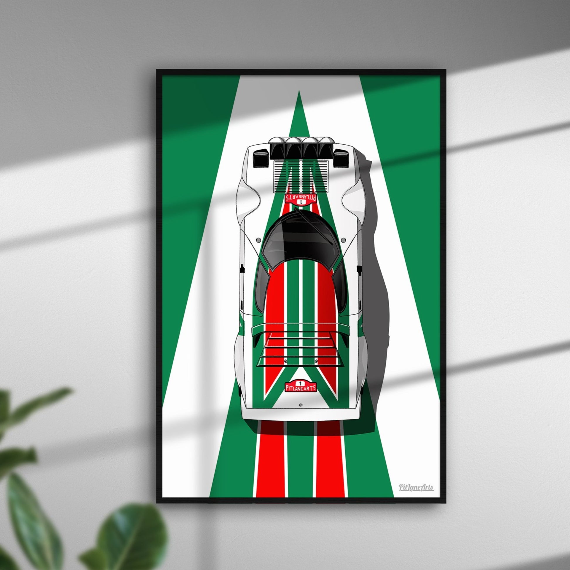 Lancia Stratos Top view