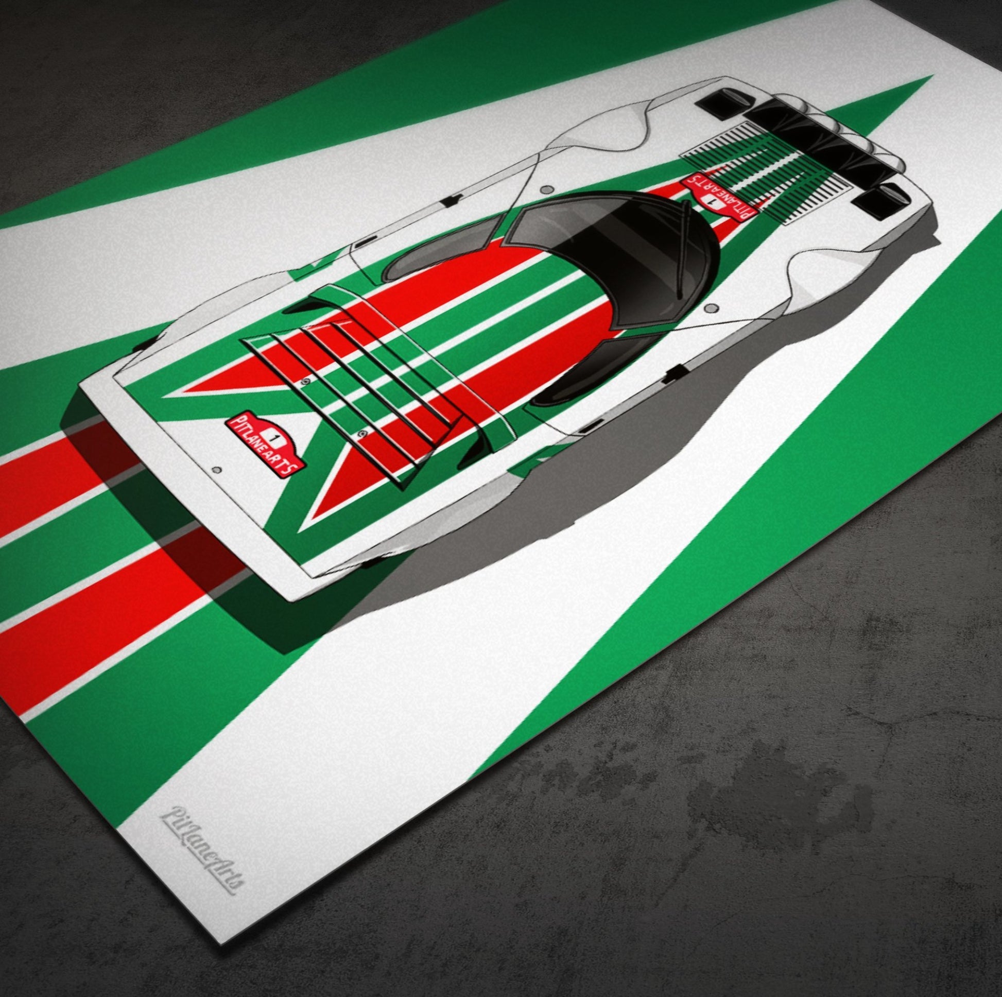 Lancia Stratos Top view