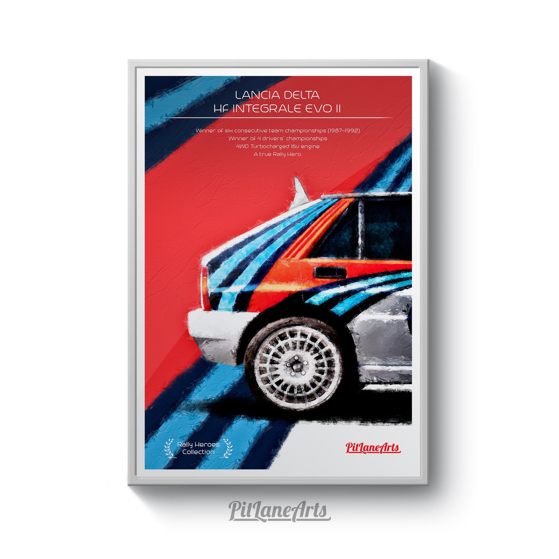 Lancia Delta Integrale Poster