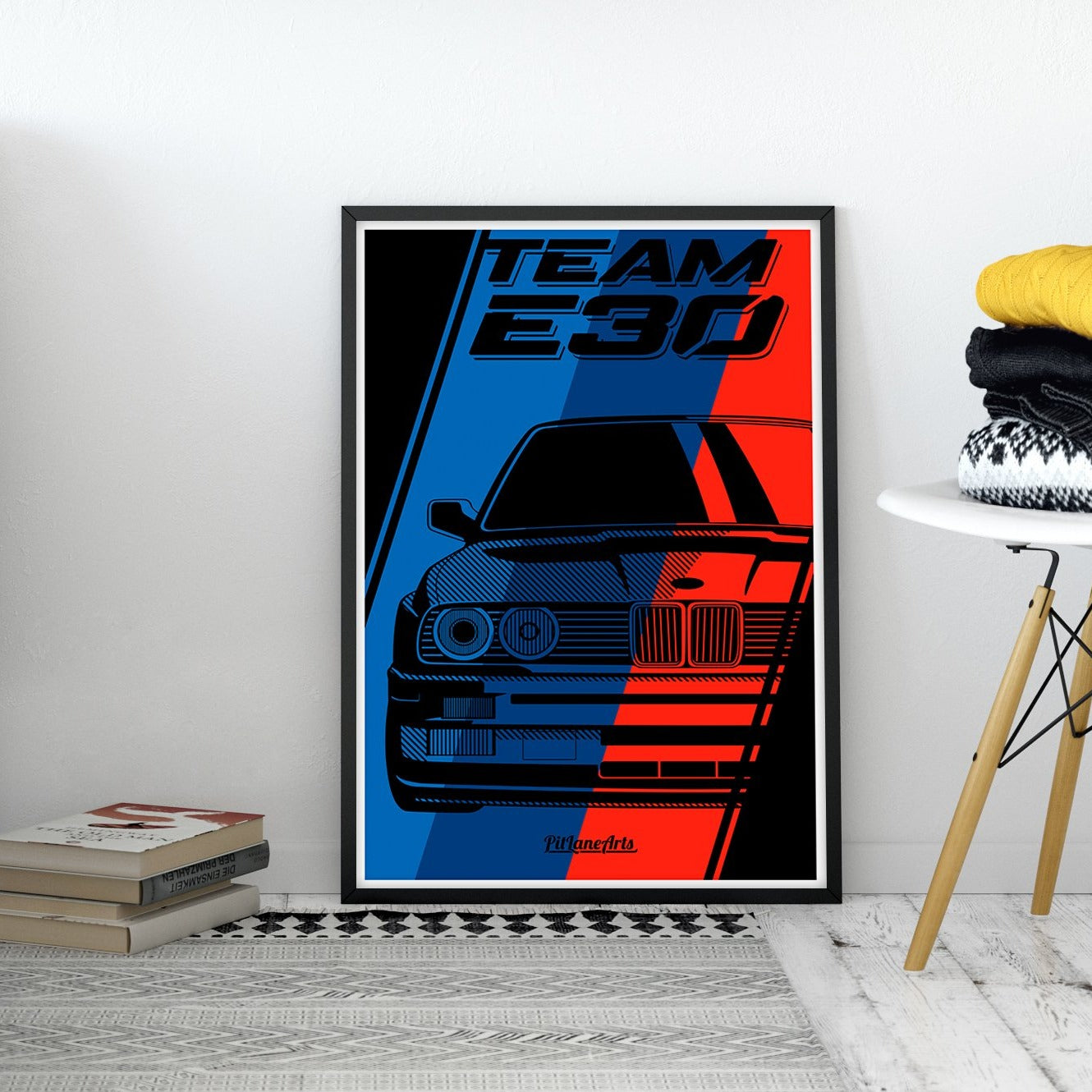 E30 poster print framed 03
