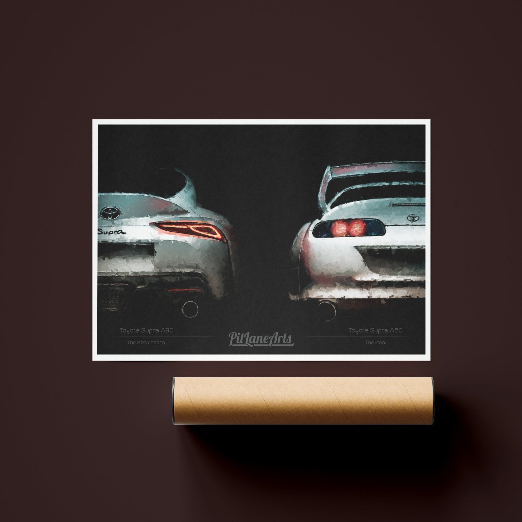 Toyota Supra evolution print