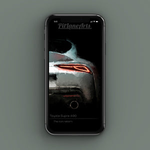 Toyota Supra A90 smartphone wallpaper