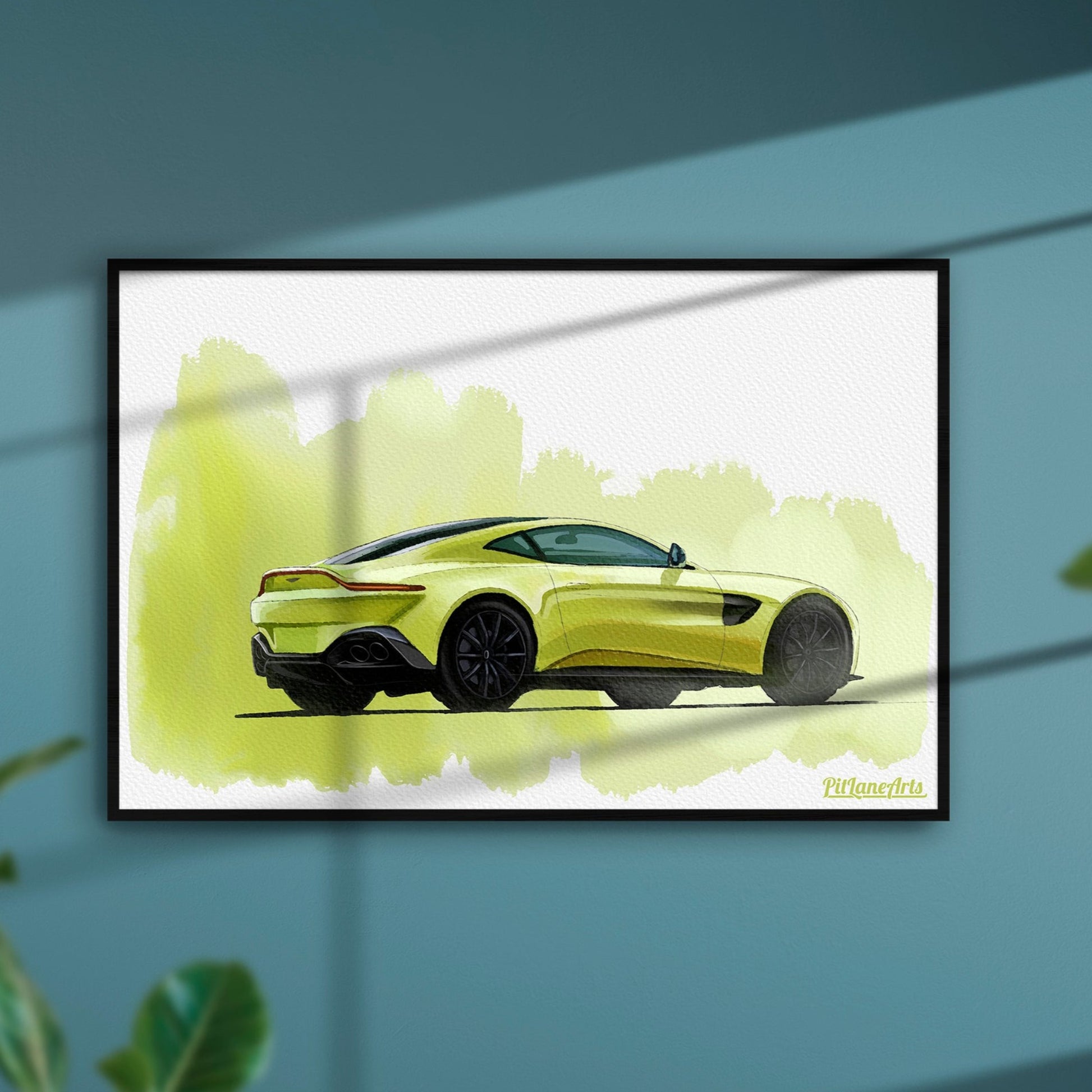 aston martin vantage print