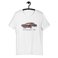 White Dodge Charger T-shirt - PitLaneArts