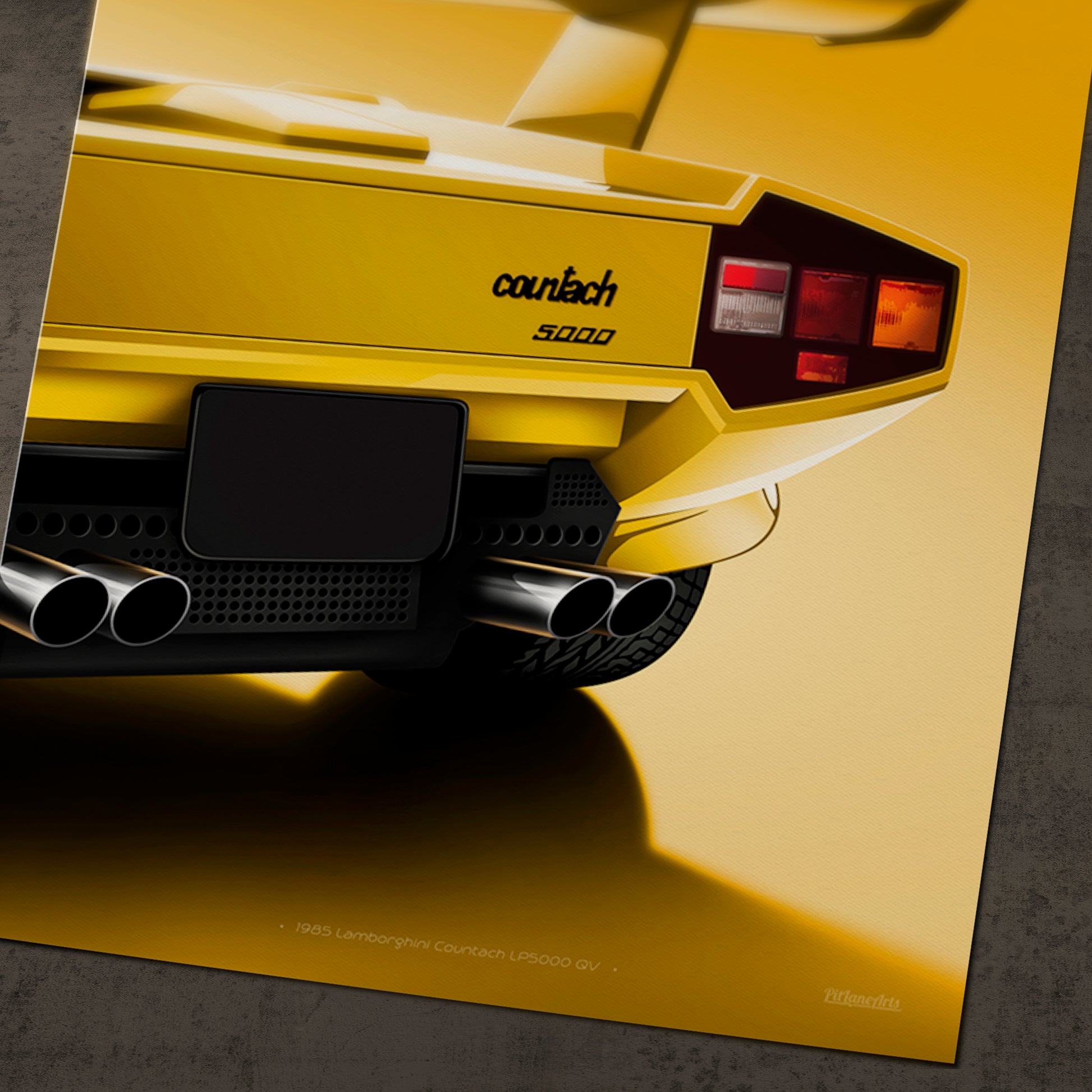 Lamborghini Countach Print