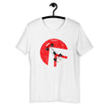 White Ayrton Senna Race car T-shirt - PitLaneArts