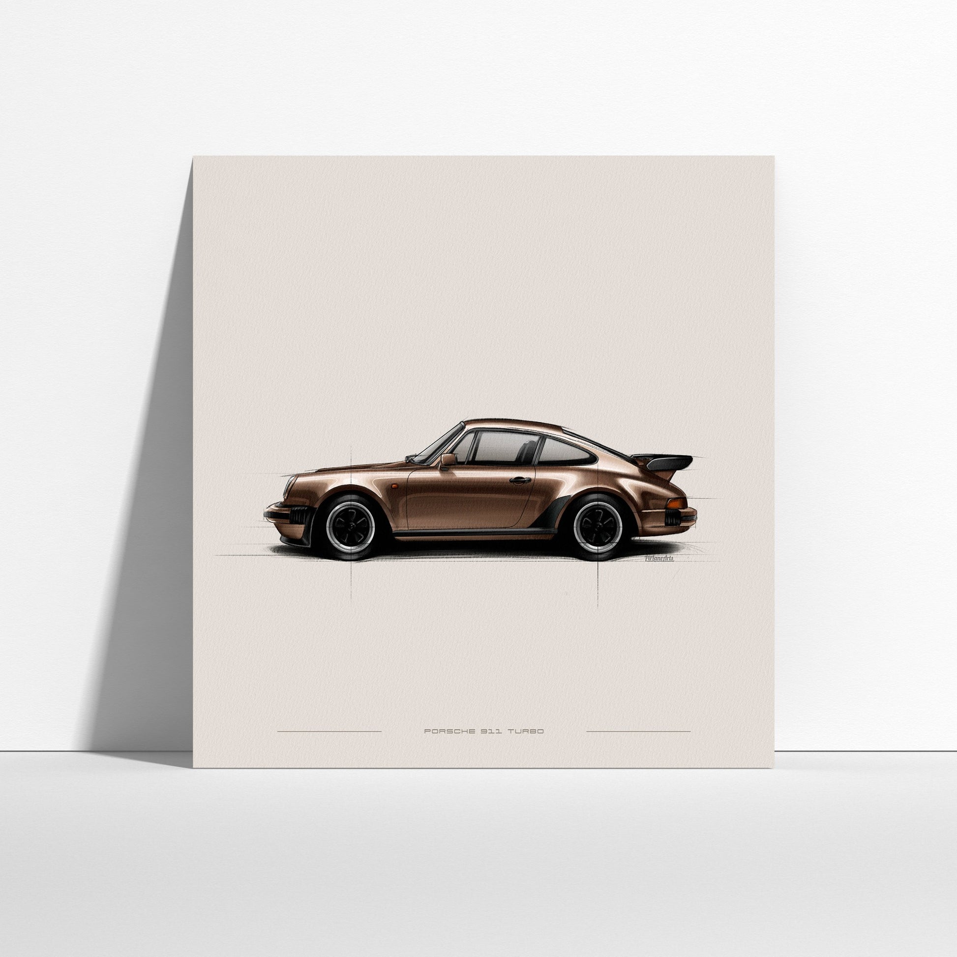 Porsche 911 Turbo illustration