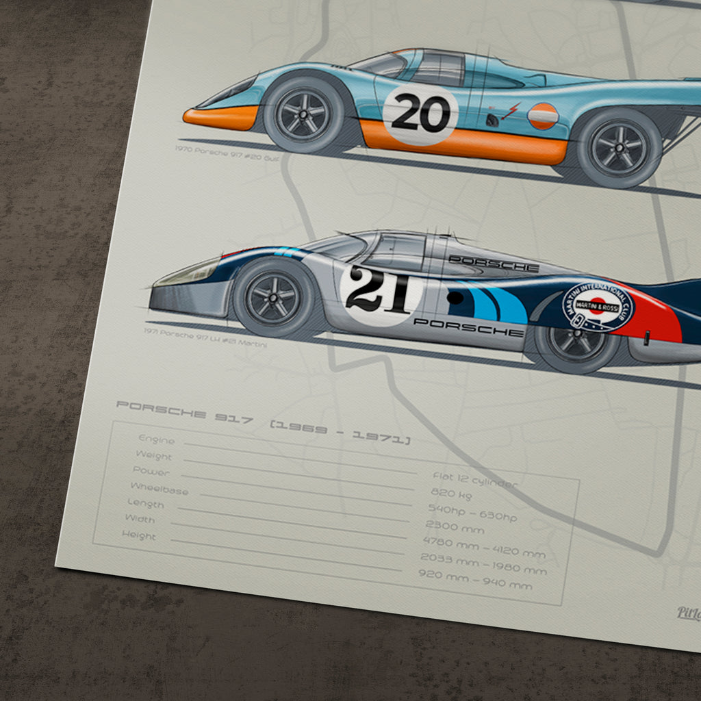 porsche 917 livery print
