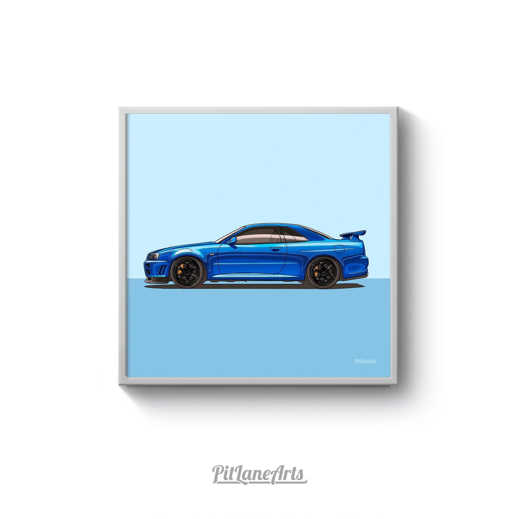 Skyline R34 print